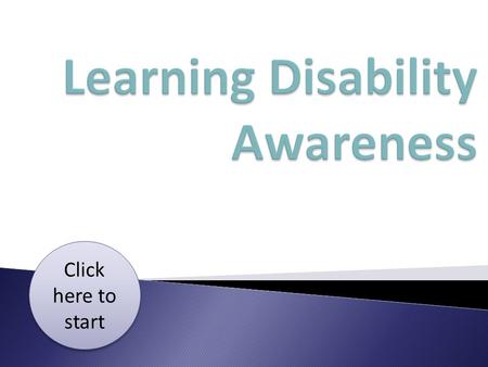 Learning Disability Awareness