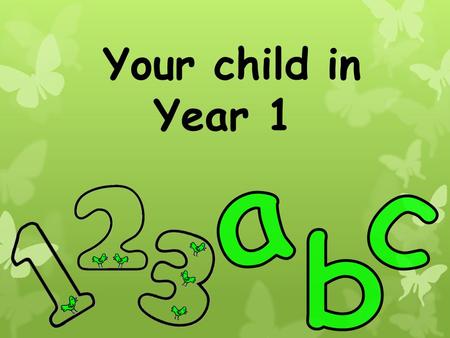 Your child in Year 1. Independent children Coming into the classroom Blue folders in drawers (keyrings) Snack and water bottles in trays Reading books.