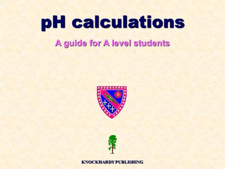 A guide for A level students KNOCKHARDY PUBLISHING