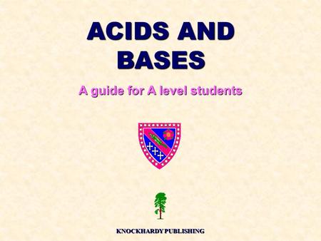 A guide for A level students KNOCKHARDY PUBLISHING