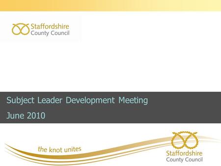 Subject Leader Development Meeting June 2010. Programme Session 1 – Problem Solving This session will consider the principles of effective teaching and.