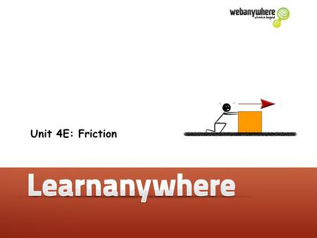 Unit 4E: Friction. Friction Unit 4E: Vocabulary- Unit 4E: Vocabulary Useful Words A force acting between two surfaces Friction caused by a body moving.