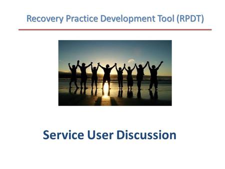 Service User Discussion