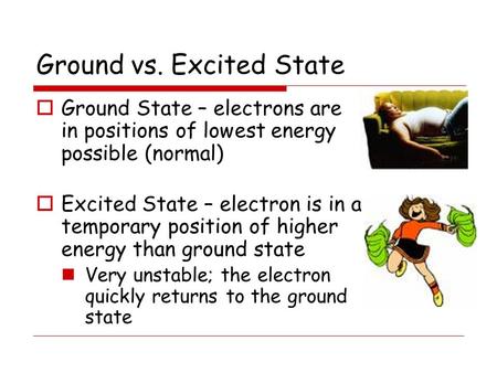 Ground vs. Excited State