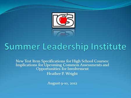 Summer Leadership Institute