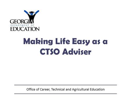 Office of Career, Technical and Agricultural Education