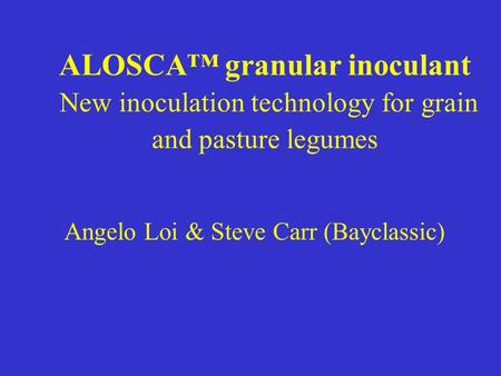 Angelo Loi & Steve Carr (Bayclassic)