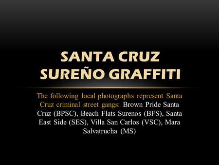 Santa Cruz SureÑo Graffiti