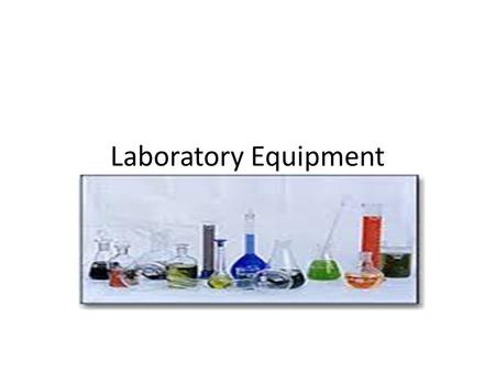 Laboratory Equipment. Triple beam balance Beaker tongs.