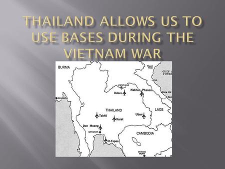  Communism vs. Anti-communism  North Vietnam and south Vietnam  1 st November 1995  US fears that communists would take over pro US governments.