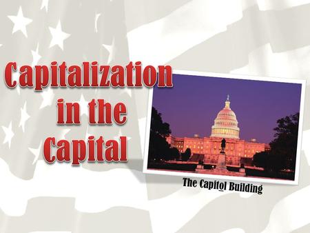 C apitalization in the apital C