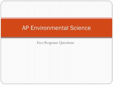 AP Environmental Science