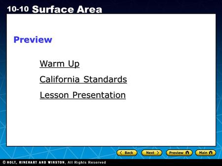 Preview Warm Up California Standards Lesson Presentation.