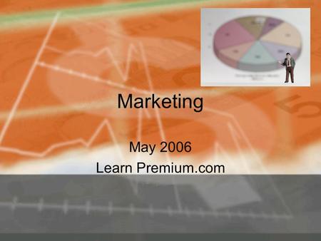 Marketing May 2006 Learn Premium.com. Objectives Market research an understanding of the term market research the objectives of market research Methods.