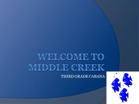 THIRD GRADE CABANA MCES THIRD GRADE STAFF  Track 1 – Lindsey Huml and Nancy Friend  Track 2 – Kim Tetterton and Alison Dreier  Track 3 –Karen DiGiacomo.