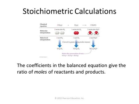 Stoichiometric Calculations