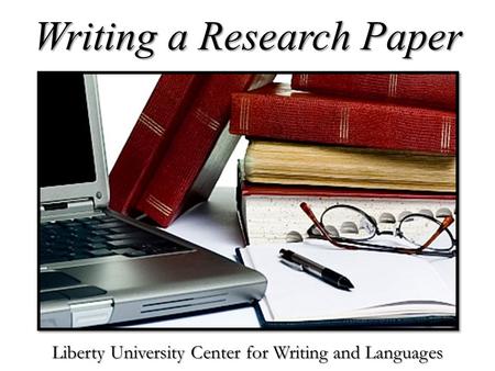 Writing a Research Paper