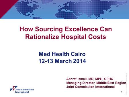 How Sourcing Excellence Can Rationalize Hospital Costs