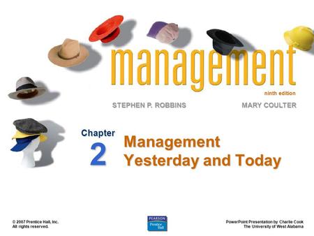 Management Yesterday and Today