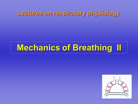 Mechanics of Breathing II