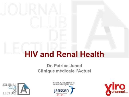 Dr. Patrice Junod Clinique médicale l’Actuel