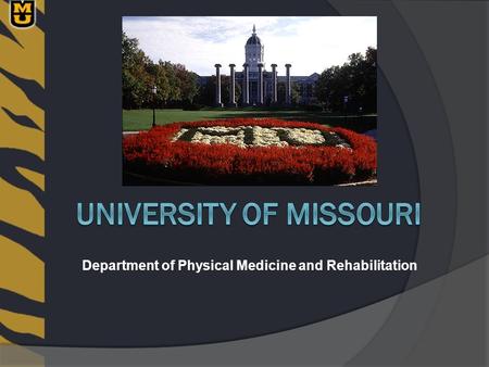 Department of Physical Medicine and Rehabilitation.