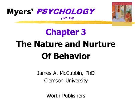 Myers’ PSYCHOLOGY (7th Ed)