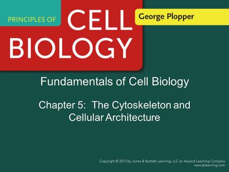 Fundamentals of Cell Biology