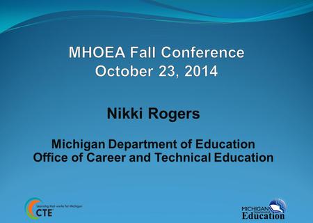 MHOEA Fall Conference October 23, 2014