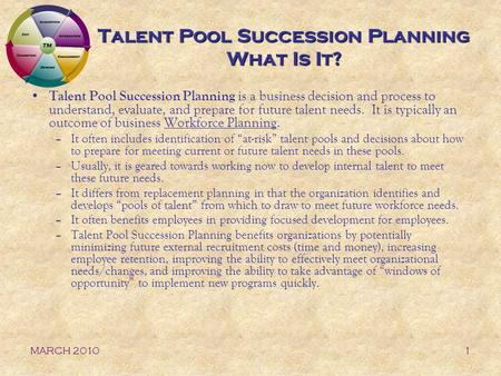 Talent Pool Succession Planning What Is It?