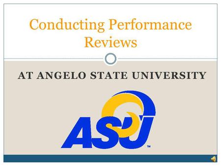 Conducting Performance Reviews