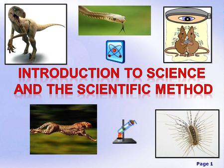 Introduction to Science and the Scientific Method