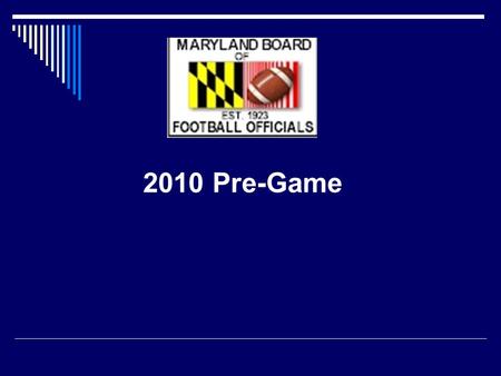 2010 Pre-Game. Prior to The Coin Toss --- Lines meet with chain crew --- LJ/BJ Inspect the field, coordinate with timer --- Referee/Umpire meet with coaches.