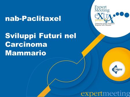 nab-Paclitaxel Sviluppi Futuri nel Carcinoma Mammario