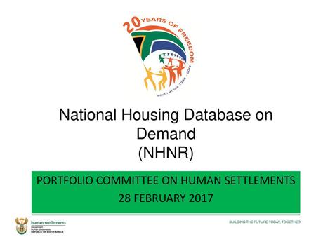 National Housing Database on Demand (NHNR)