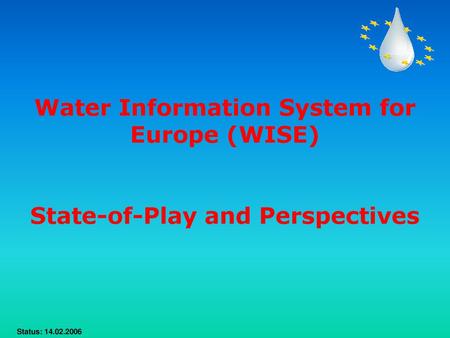 Water Information System for Europe (WISE)