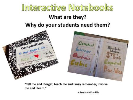 Interactive Notebooks