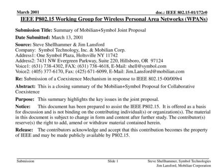 IEEE P Working Group for Wireless Personal Area Networks (WPANs)