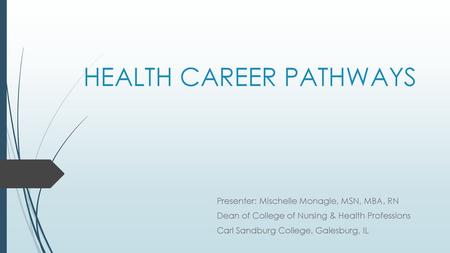 HEALTH CAREER PATHWAYS