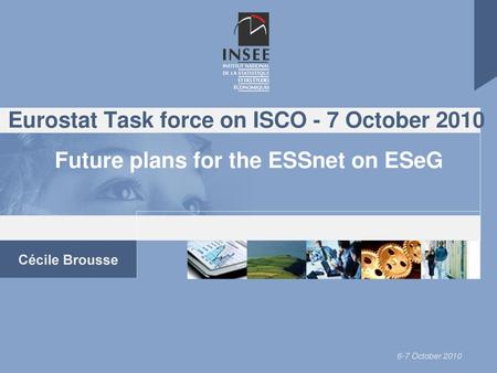 Eurostat Task force on ISCO - 7 October 2010