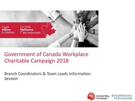 Government of Canada Workplace Charitable Campaign 2018