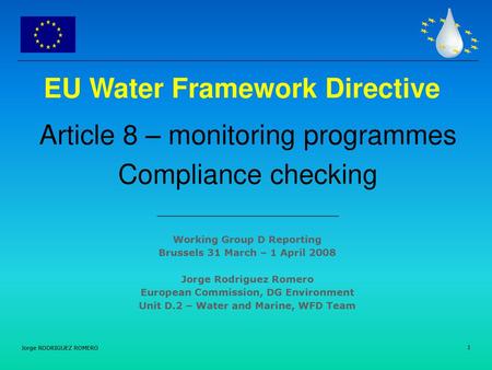 EU Water Framework Directive