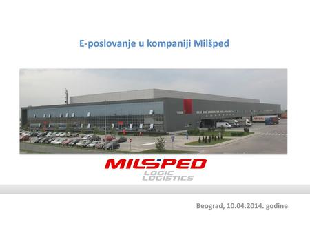 E-poslovanje u kompaniji Milšped