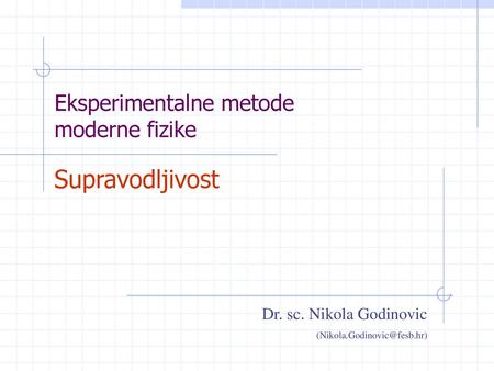 Eksperimentalne metode moderne fizike