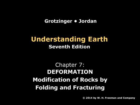 Modification of Rocks by Folding and Fracturing