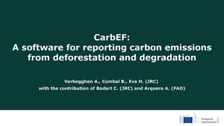 Verhegghen A., Combal B., Eva H. (JRC)