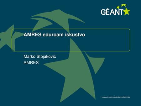 AMRES eduroam iskustvo