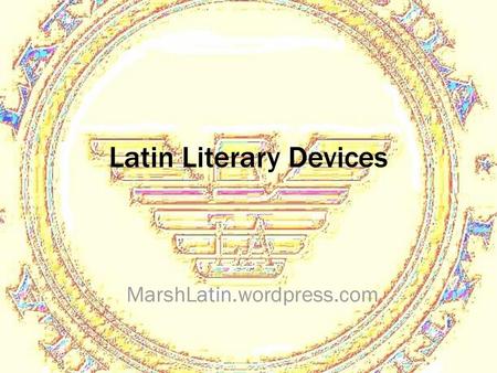 Latin Literary Devices