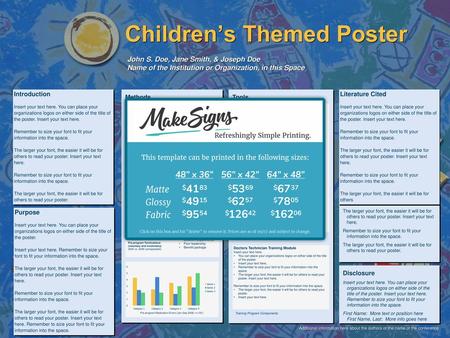 Children’s Themed Poster