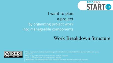 Work Breakdown Structure